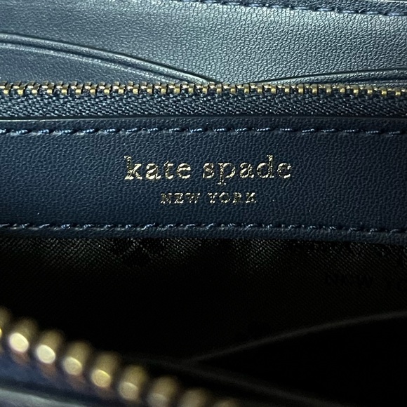 NWOT Kate Spade Indigo Sparkled Clutch - Picture 5 of 7